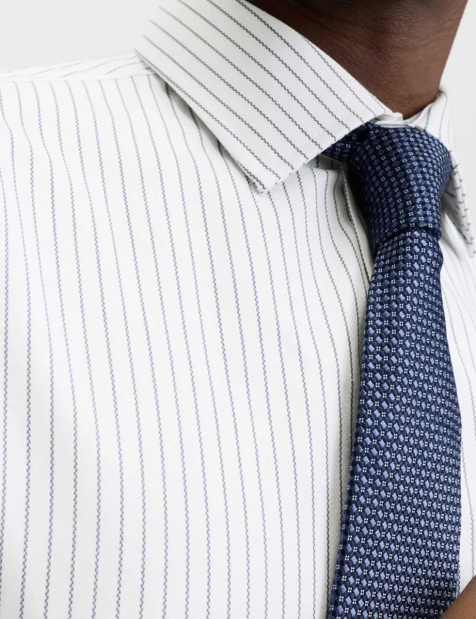 Regular Fit Pure Cotton Striped Luxury Shirt