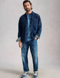 Regular Fit Pure Cotton Striped Shirt