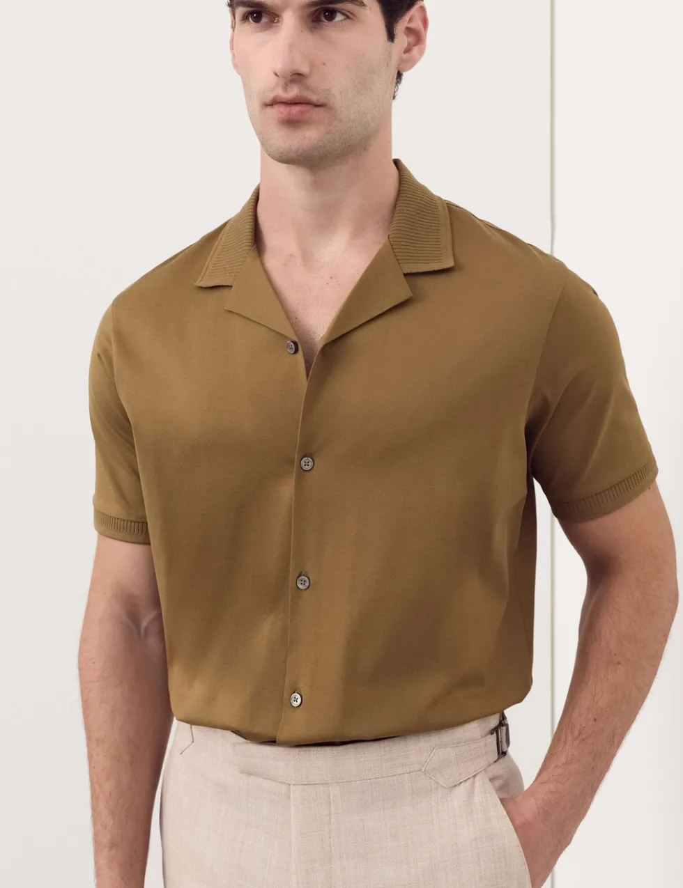 Regular Fit Pure Cotton Short Sleeve Shirt