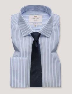 Regular Fit Pure Cotton Striped Shirt