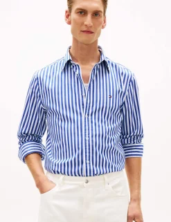 Regular Fit Pure Cotton Striped Shirt