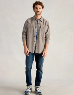 Regular Fit Pure Cotton Textured Shirt