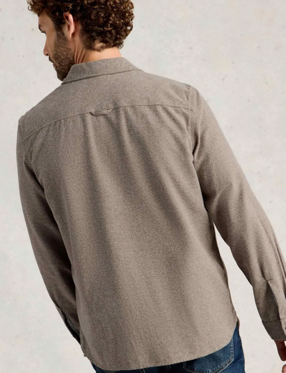 Regular Fit Pure Cotton Textured Shirt