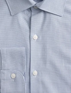 Regular Fit Pure Cotton Textured Shirt
