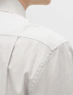 Regular Fit Pure Cotton Textured Shirt