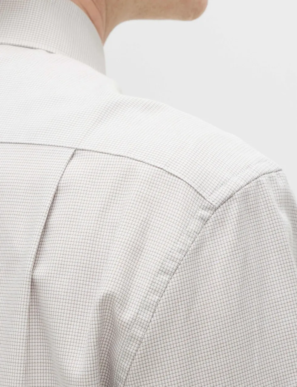 Regular Fit Pure Cotton Textured Shirt