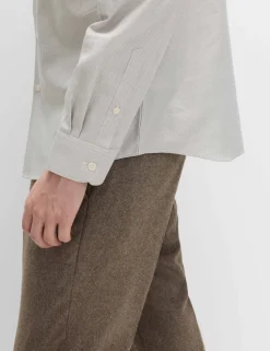 Regular Fit Pure Cotton Textured Shirt