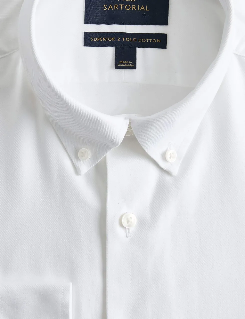 Regular Fit Pure Cotton Twill Shirt
