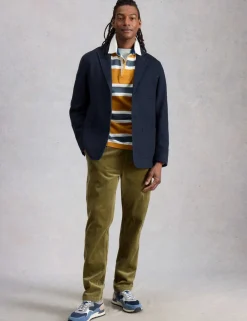 Regular Fit Pure Cotton Twill Blazer