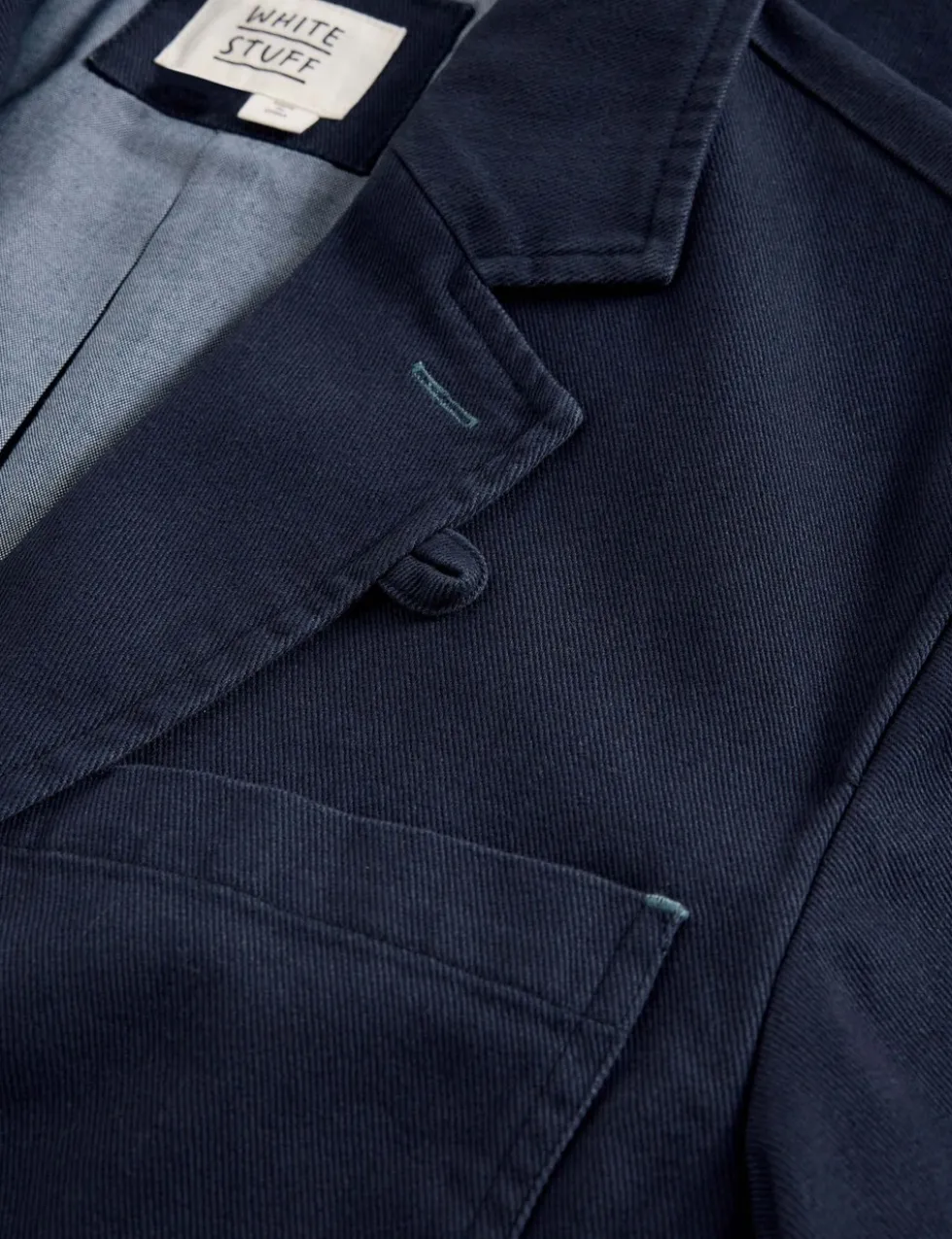 Regular Fit Pure Cotton Twill Blazer