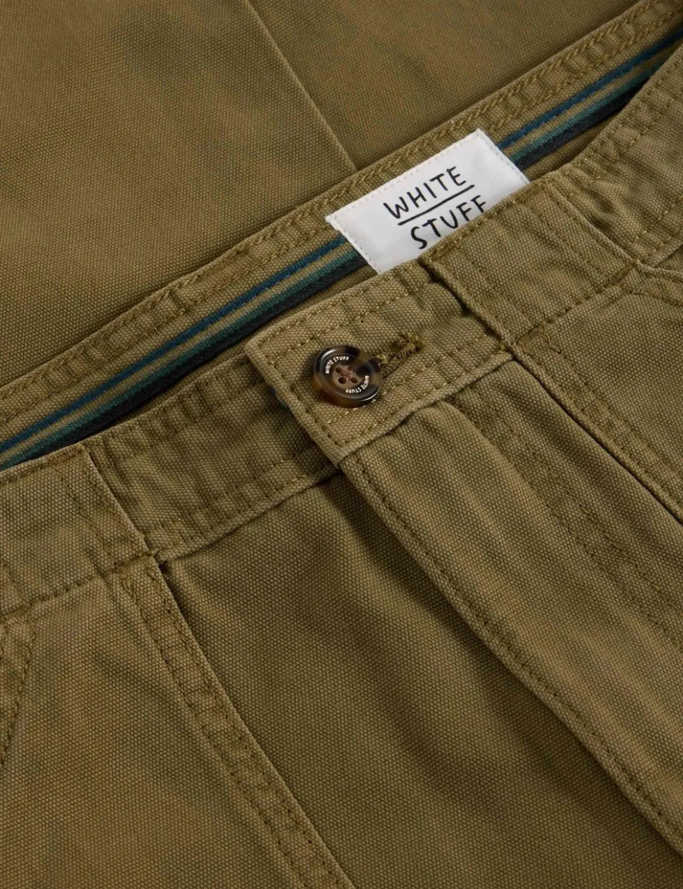 Regular Fit Pure Cotton Utility Trousers
