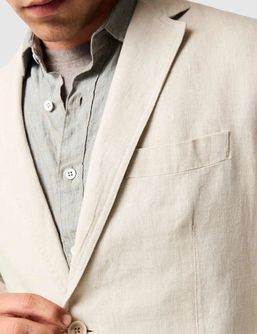 Regular Fit Pure Linen Blazer