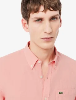 Regular Fit Pure Linen Oxford Shirt