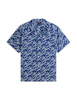 Regular Fit Pure Linen Printed Shirt