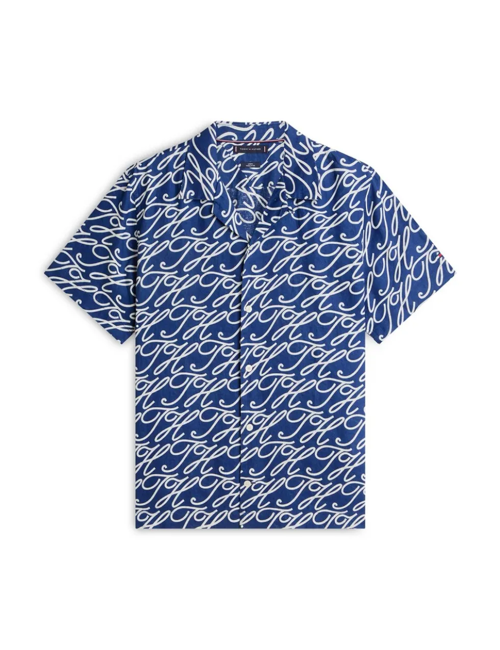 Regular Fit Pure Linen Printed Shirt
