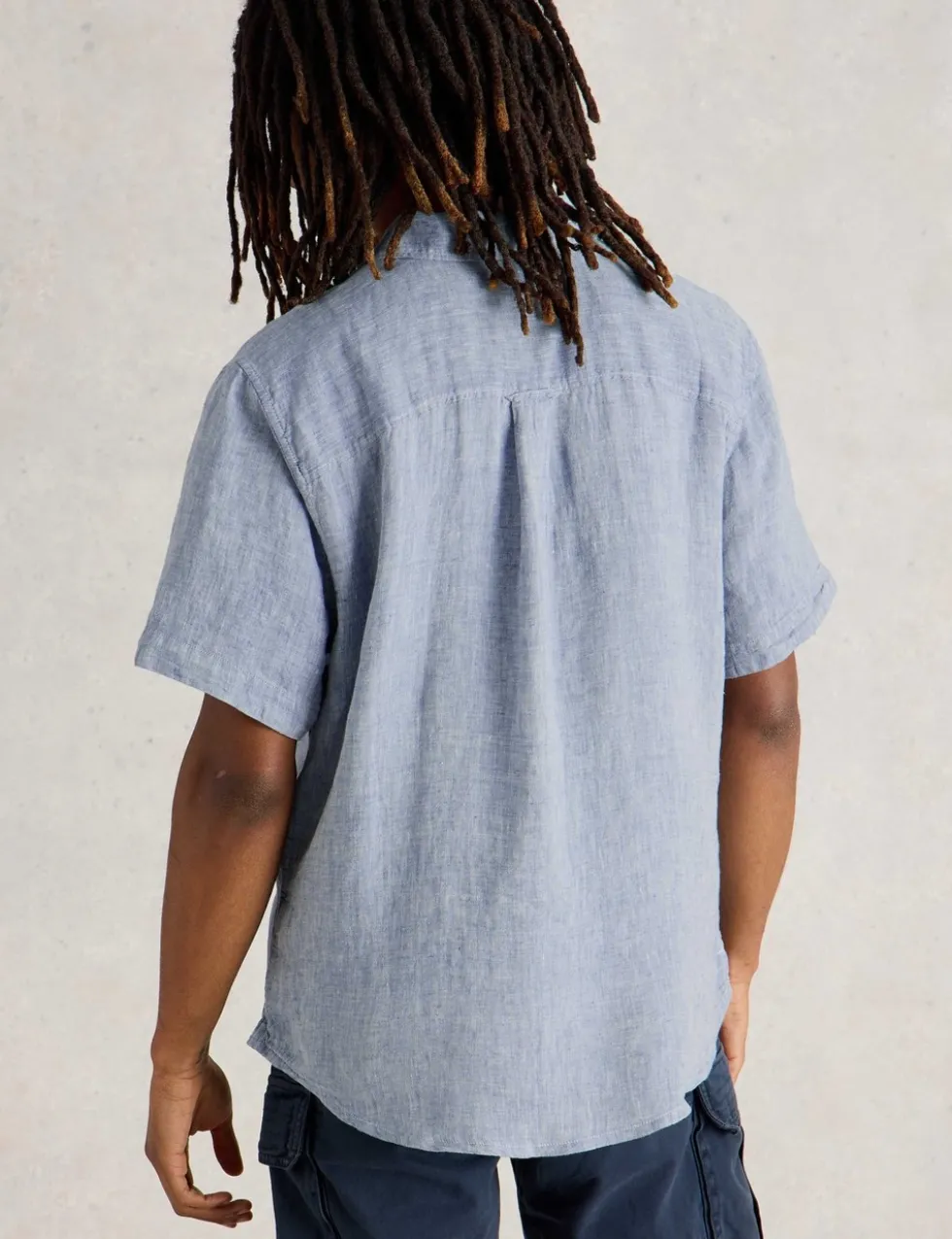 Regular Fit Pure Linen Short Sleeve Shirt