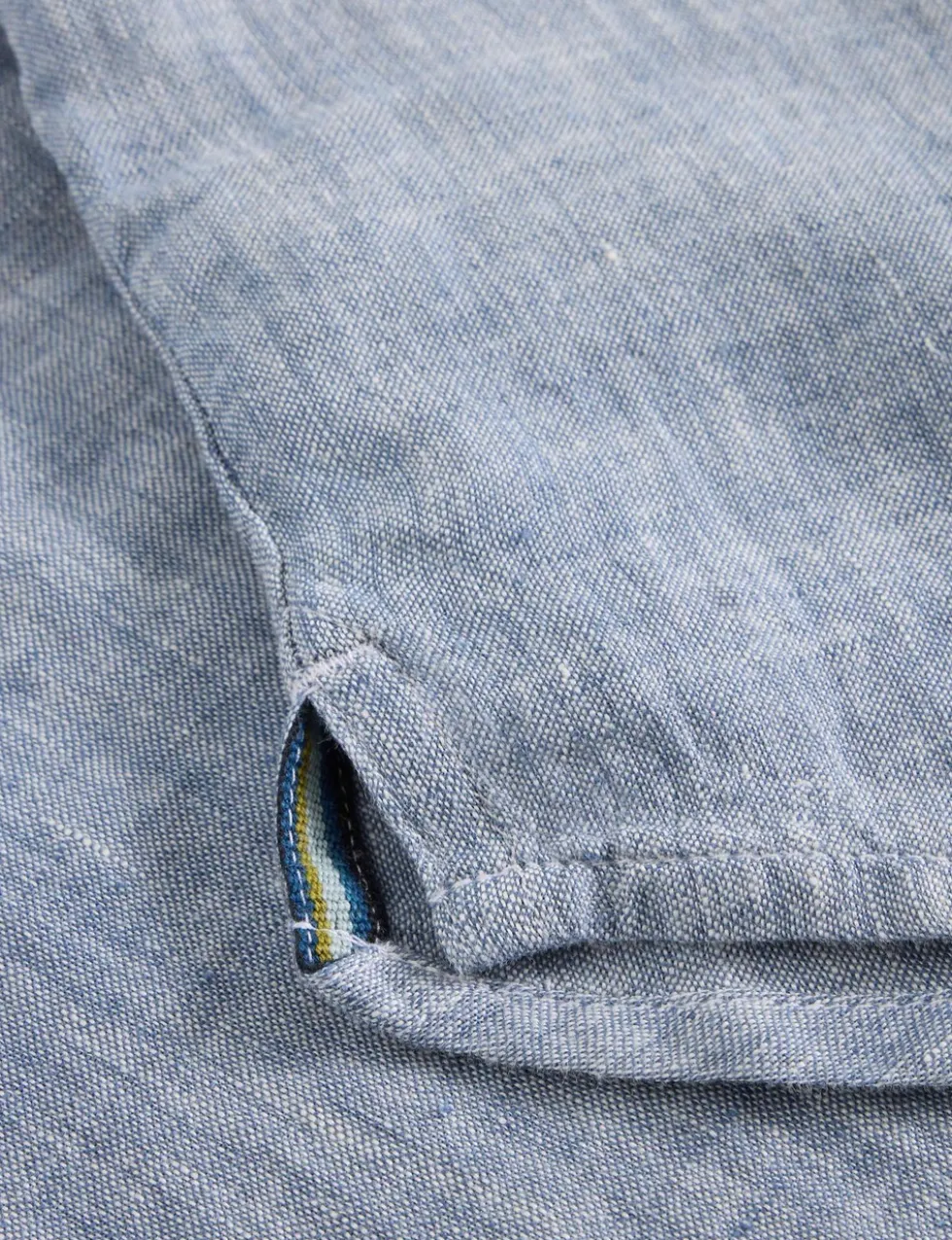 Regular Fit Pure Linen Short Sleeve Shirt