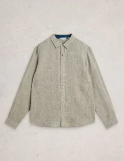 Regular Fit Pure Linen Shirt