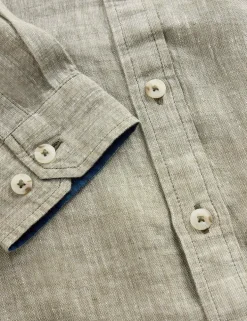 Regular Fit Pure Linen Shirt