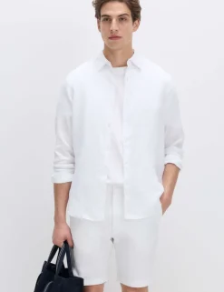 Regular Fit Pure Linen Shirt