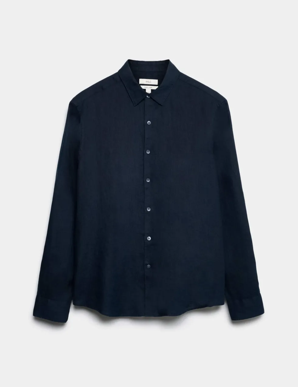 Regular Fit Pure Linen Shirt