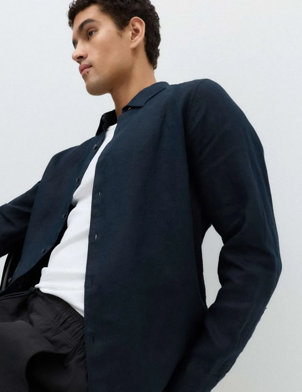 Regular Fit Pure Linen Shirt