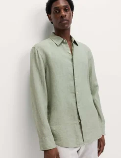 Regular Fit Pure Linen Shirt