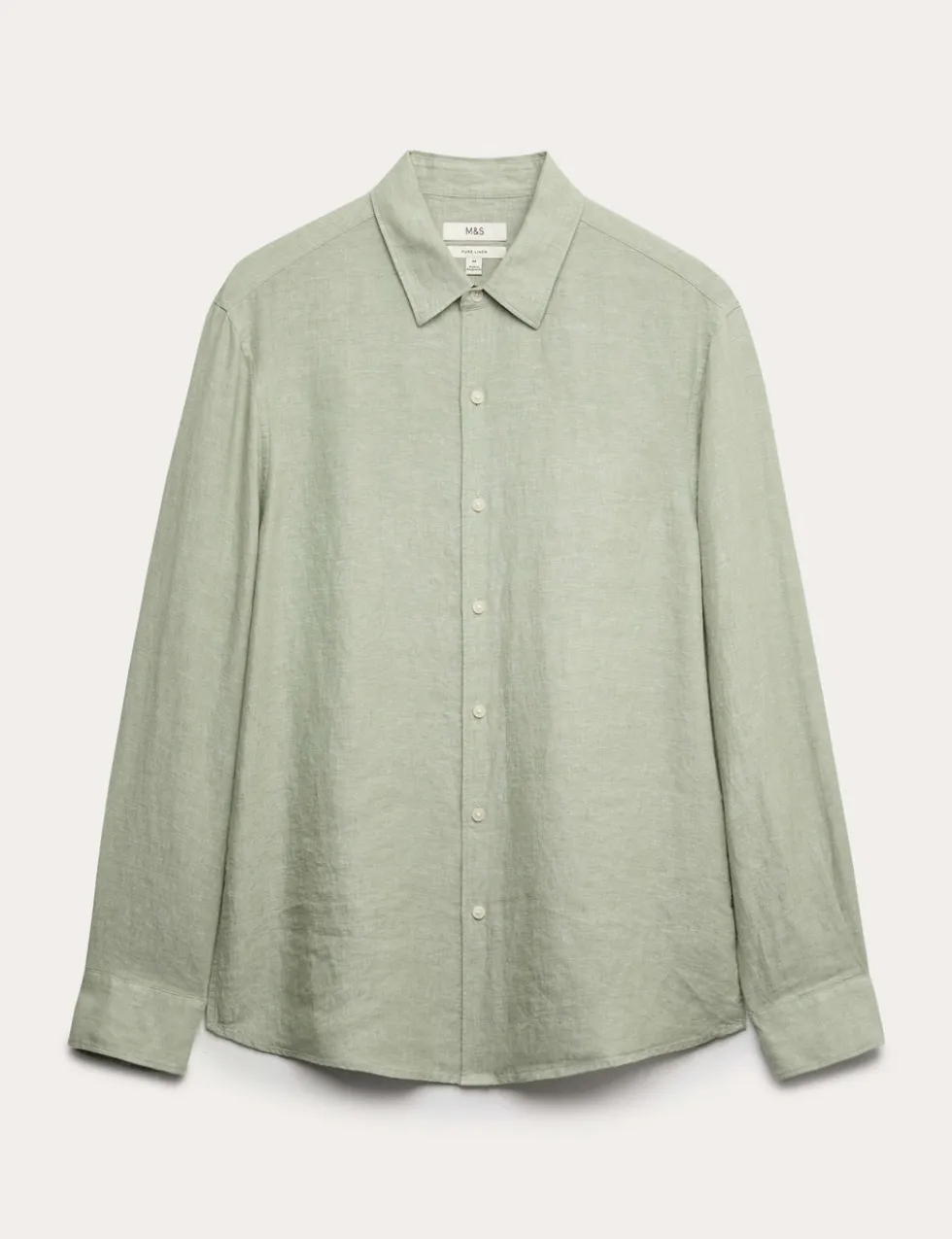 Regular Fit Pure Linen Shirt