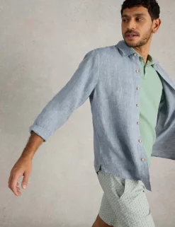 Regular Fit Pure Linen Shirt