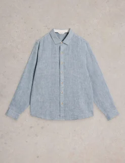 Regular Fit Pure Linen Shirt
