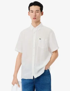 Regular Fit Pure Linen Short Sleeve Shirt