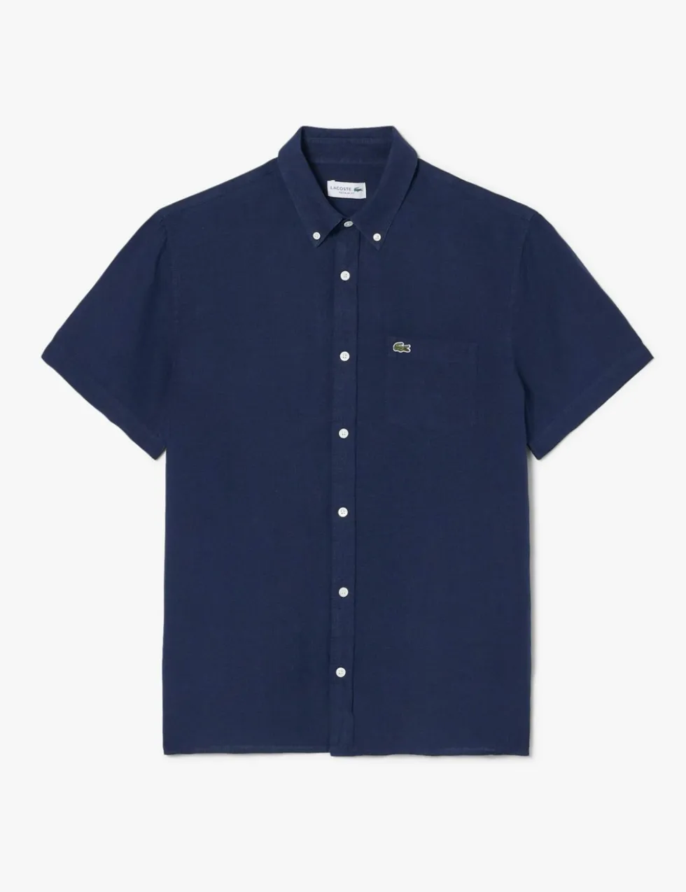 Regular Fit Pure Linen Short Sleeve Shirt