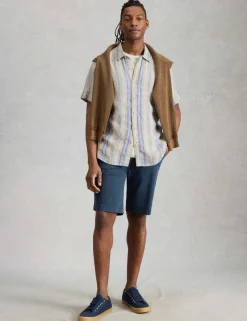 Regular Fit Pure Linen Striped Shirt