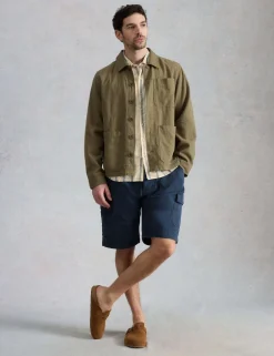 Regular Fit Pure Linen Striped Shirt
