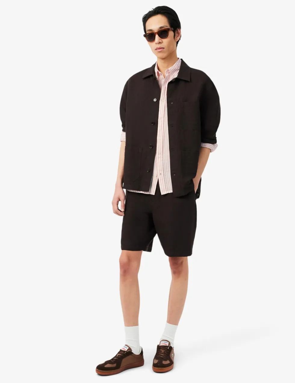 Regular Fit Pure Linen Striped Shirt