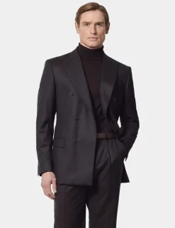 Regular Fit Pure Wool Double Breasted Jacket