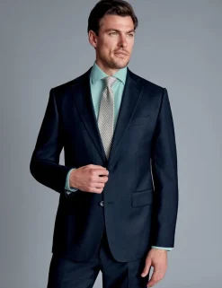 Regular Fit Pure Wool Stretch Suit Jacket