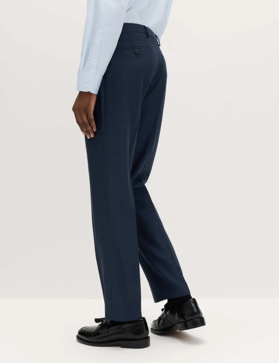 Regular Fit Pure Wool Suit Trousers