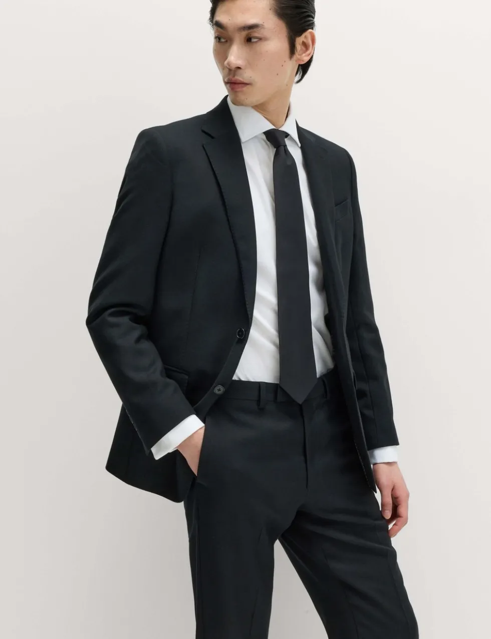 Regular Fit Pure Wool Suit Jacket