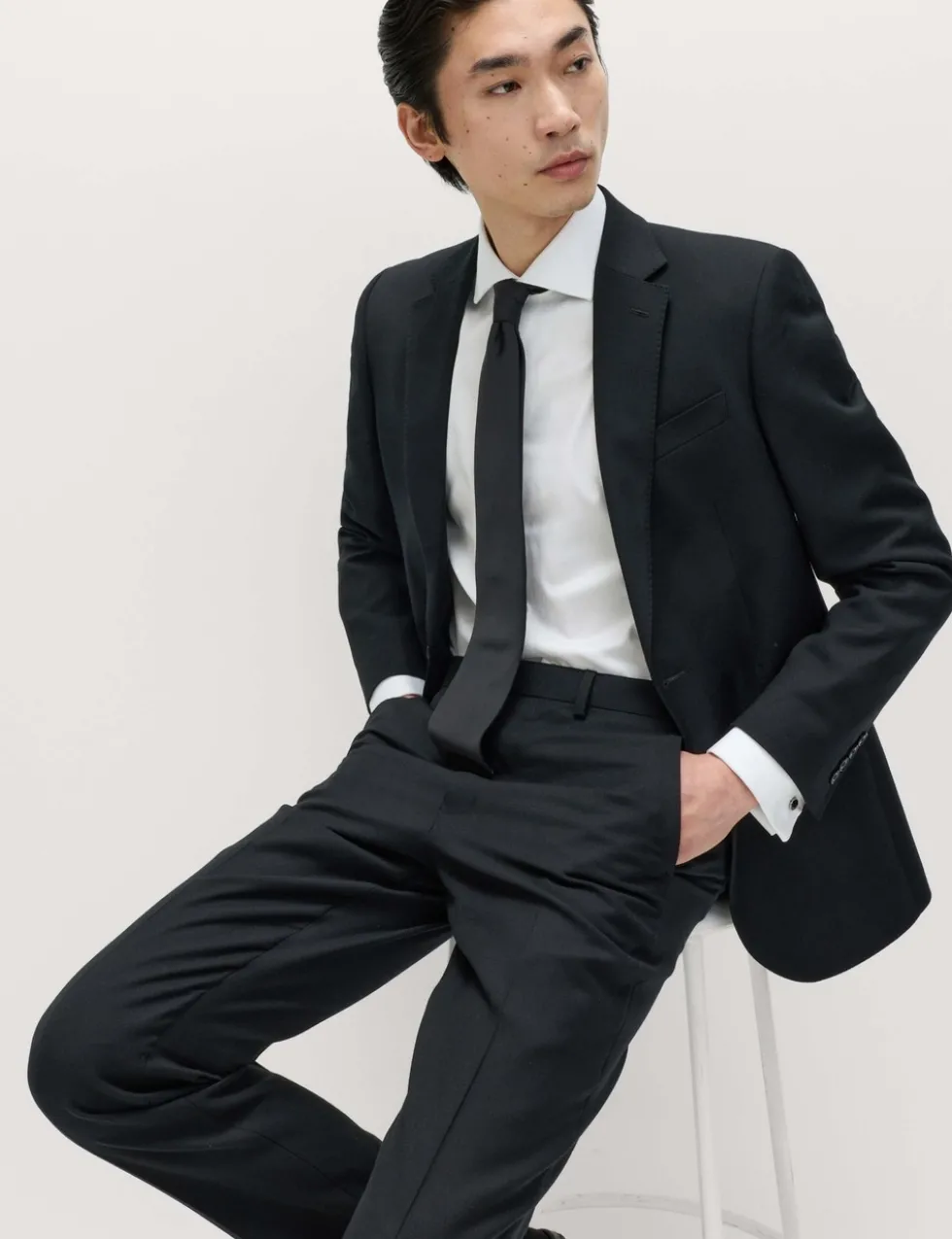 Regular Fit Pure Wool Suit Jacket