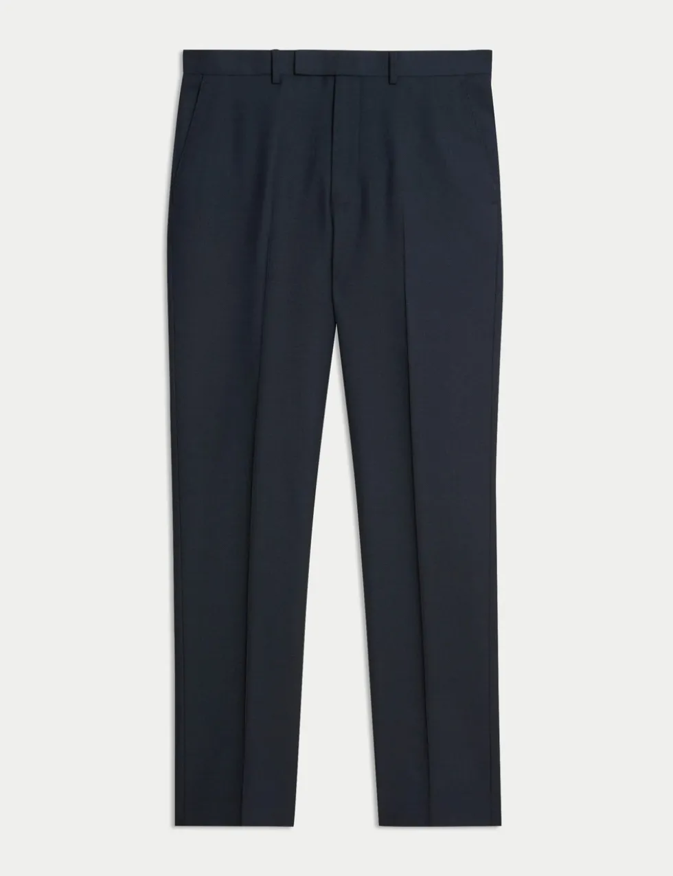 Regular Fit Pure Wool Suit Trousers