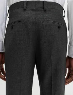 Regular Fit Pure Wool Suit Trousers