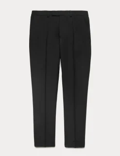 Regular Fit Pure Wool Suit Trousers