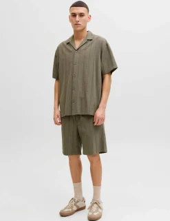 Regular Fit Short Sleeve Shirt and Shorts Set
