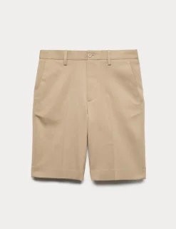 Regular Fit Smart Twill Shorts