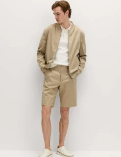 Regular Fit Smart Twill Shorts