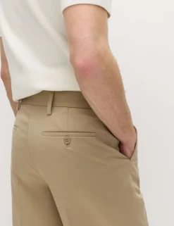 Regular Fit Smart Twill Shorts