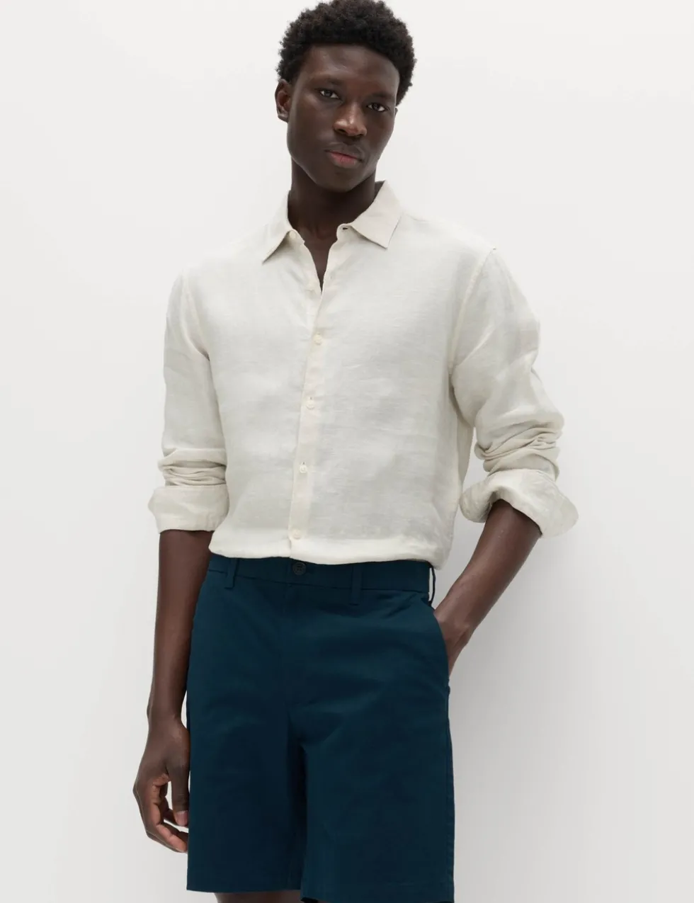 Regular Fit Stretch Chino Shorts