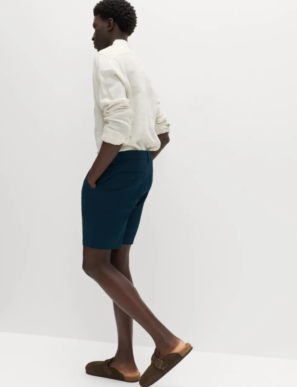 Regular Fit Stretch Chino Shorts