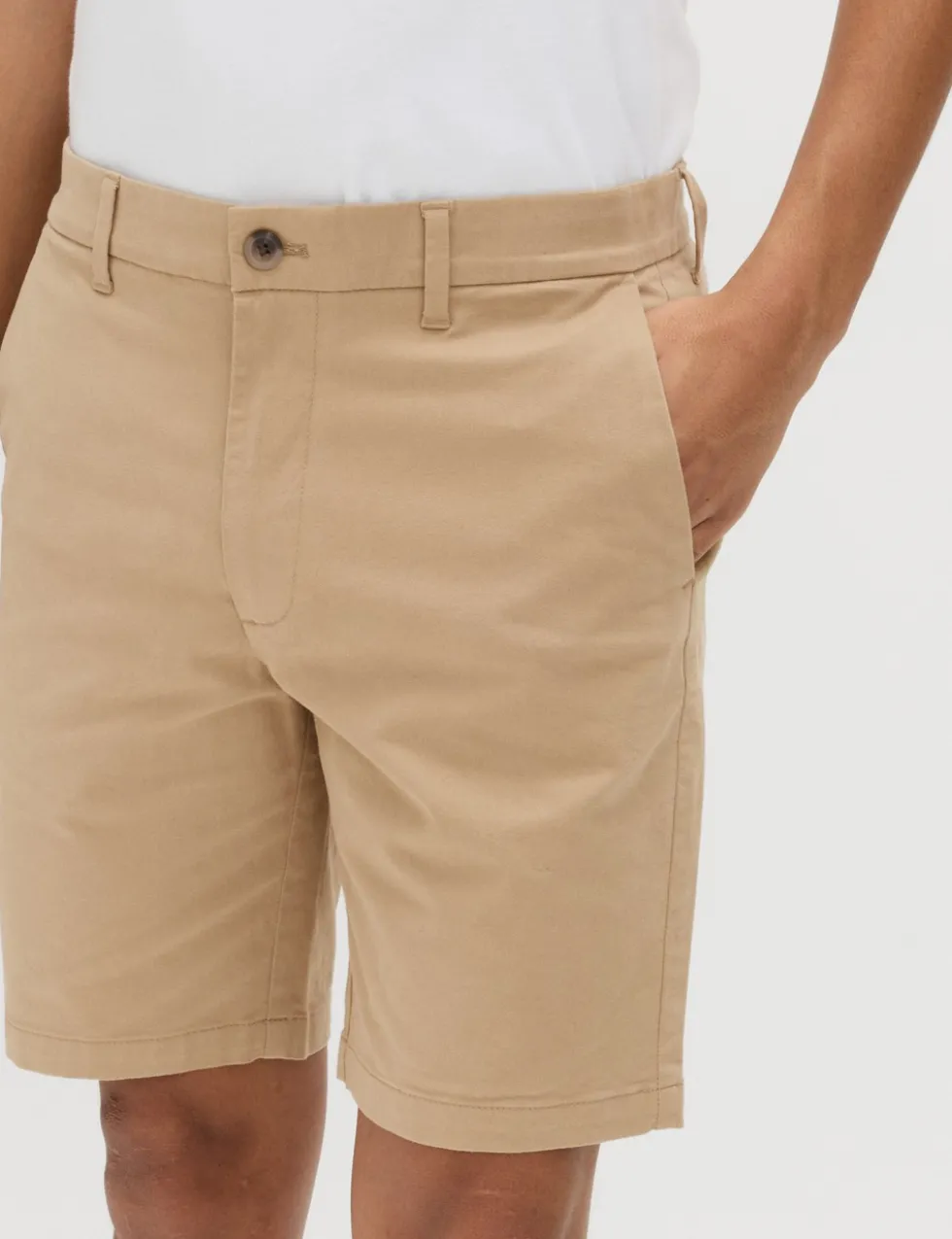 Regular Fit Stretch Chino Shorts